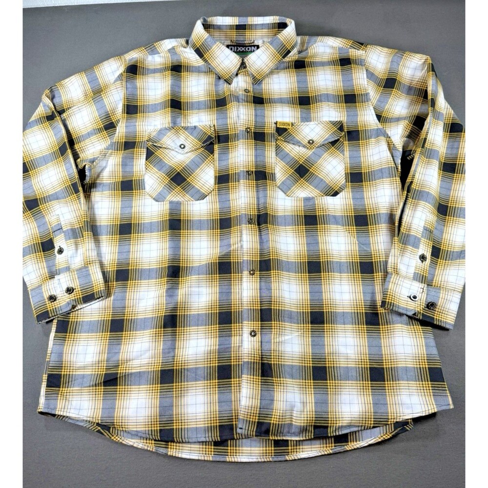 Dixxon Flannel Shirt Men’s 3x 13 Highway Tartan Plaid Long Sleeve Full Snap Rare